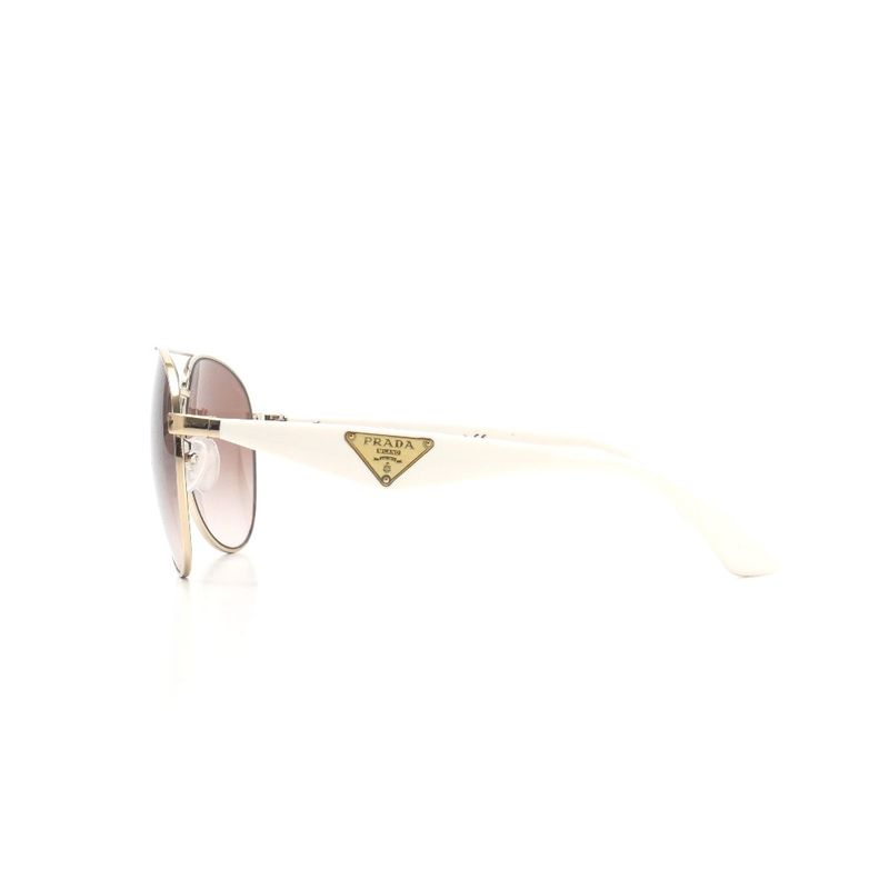 Prada Sunglasses Size 60□13 140 Triangle Logo Pilot Sunglasses Teardrop Made In