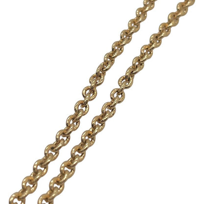 Christian DIOR Necklace With Logo Motif Logo Motif Gold