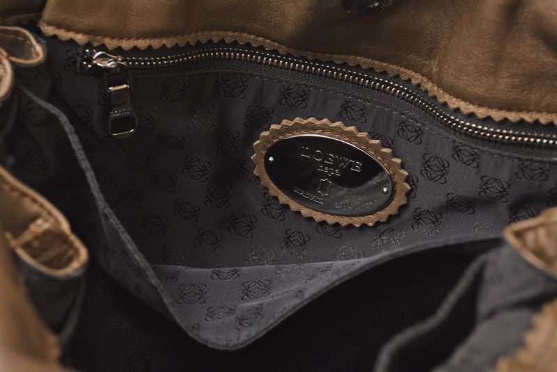 Loewe Flamenco Bag Crossbody Tassel Anagram Loewe Nappa Bag Bronze