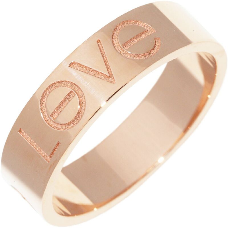 Cartier Ring 18K Pink Gold Lovering LOVE Ring Width 55mm (022in) Limited