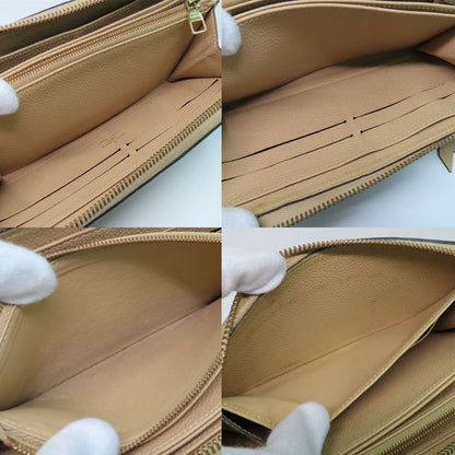 Louis Vuitton Zippi-wallet M60746 Monogram Empreinte Dune Beige Long