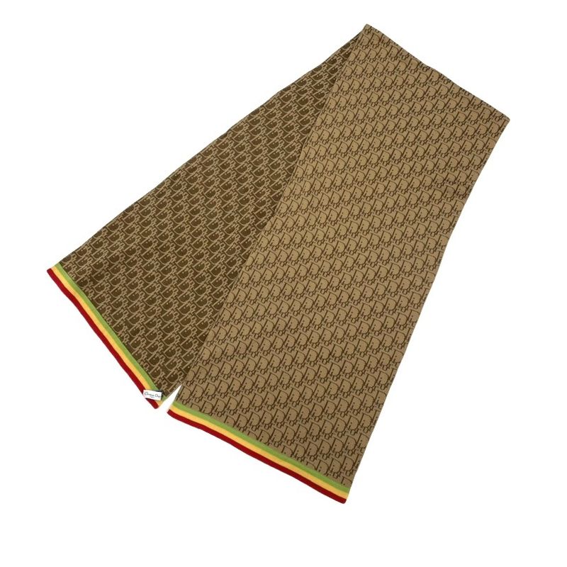 Christian DIOR Wool Scarf Trotter Blawan