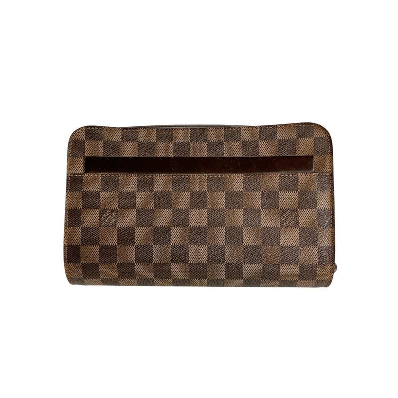 Louis Vuitton N51993 Damier Ebène Clutch Bag Saint Louis Second Bag Louis