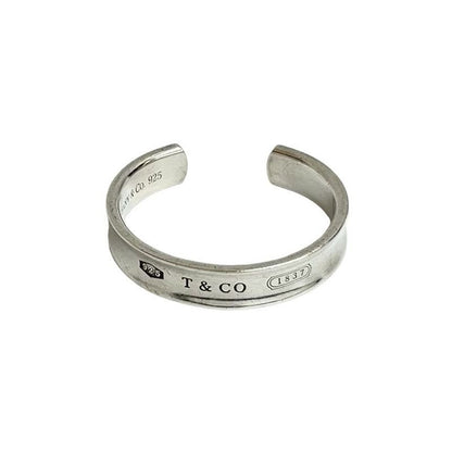 Tiffany & Co 1837 Narrow Bangle Silver 925 Bracelet