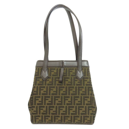 Fendi Origami Medium Zucca Pattern Tote Bag Canvas Women