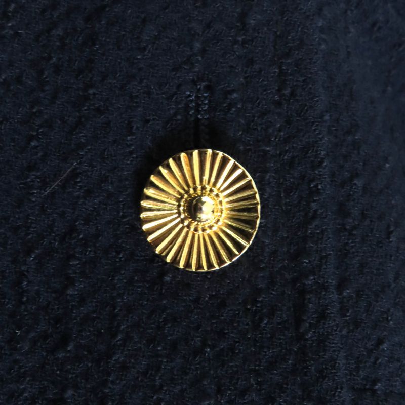 CHANEL Boutique CHANEL Boutique Vintage 100% Wool 90's Collarless Front Open