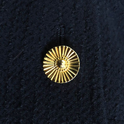 CHANEL Boutique CHANEL Boutique Vintage 100% Wool 90's Collarless Front Open