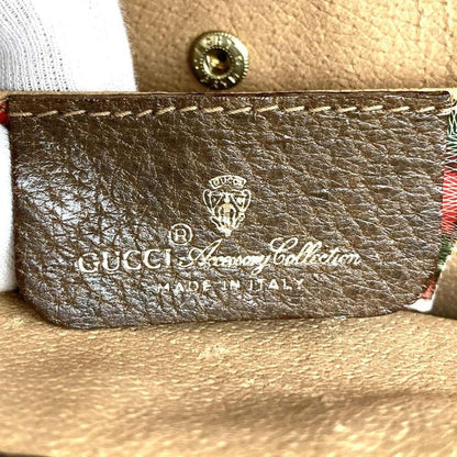 Gucci 89-01-030 Second Bag Clutch Bag Pouch Sherry Line GG Supreme Beige Ladies