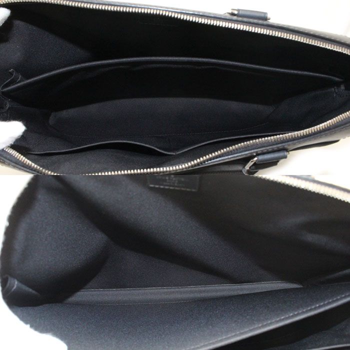 Louis Vuitton Oliver Briefcase Damier Cobalt Black Navy N51199 Ca3198 Men's