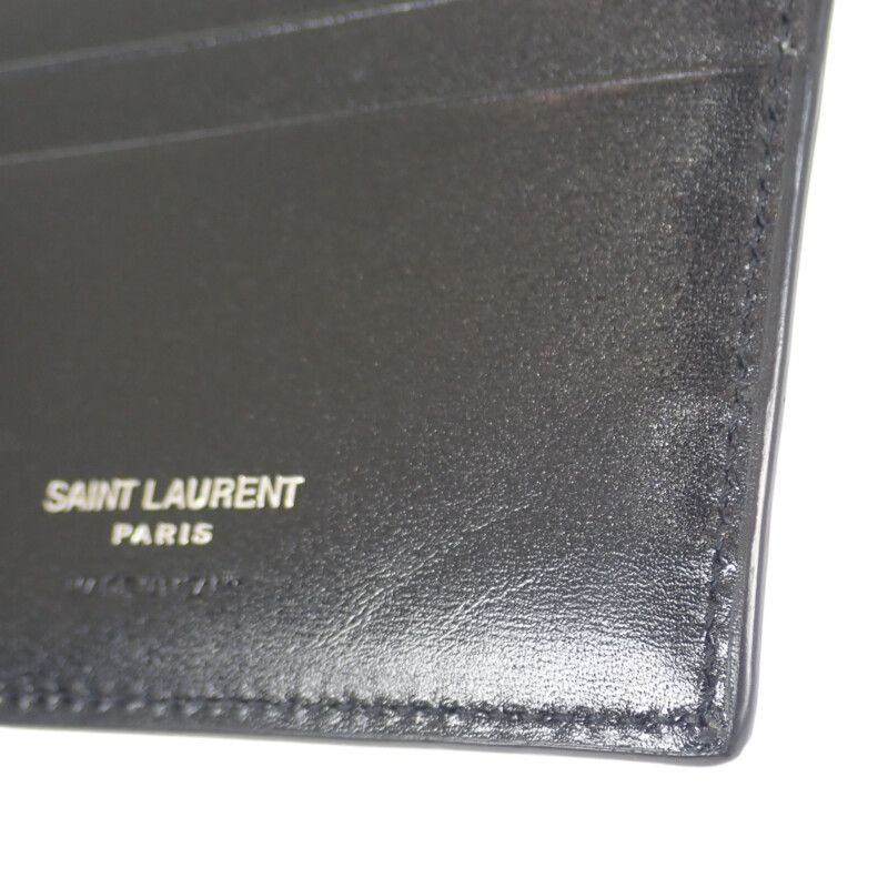 Saint Laurent Cassandra Card Holder Bifold With Money Clip 4856300sx0e1000 Card