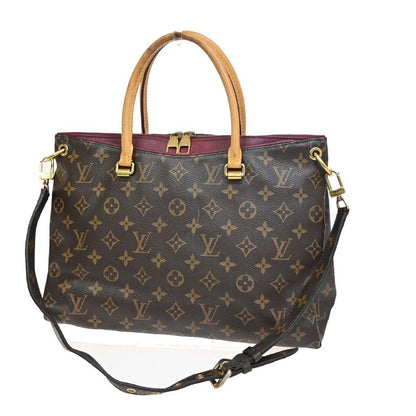 Louis Vuitton Pallas Shoulder Handbag 2WAY Monogram M40906 55ka652