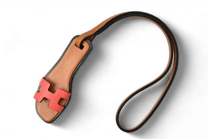 Hermes Bag Charm Strap Hermes Orannano Charm Epson Rose Mexico Sandal Shape