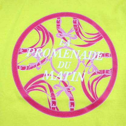 Hermes 22AW 100% Cotton La Promenade Du Matin Morning Walk Short Sleeve T-shirt