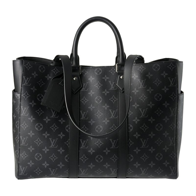 Louis Vuitton Tote Bag Sac Pla 24H Black/gray