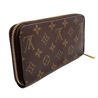 Louis Vuitton Zippy Wallet Monogram Fuchsia Leather Pink Purple Brown Round Gold — view 2