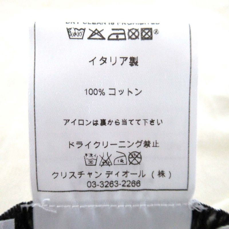 Christian Dior Galliano Period Logo Print Tank Top Sleeveless Cut and Sewn I44