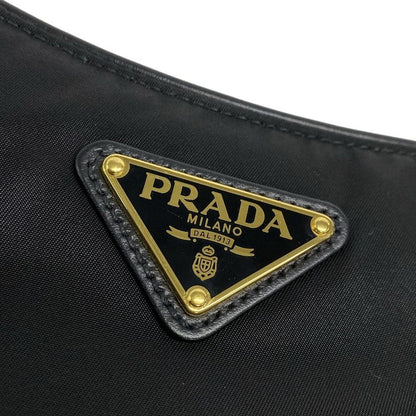 Prada Shoulder Bag Emme Large 1bc232 Black Re-nylon Leather