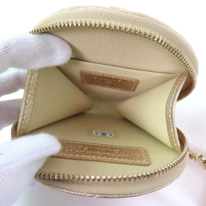 CHANEL Matelasse Leather Coin Case Airpods Pro Case 2024 Ears Gift Gold With