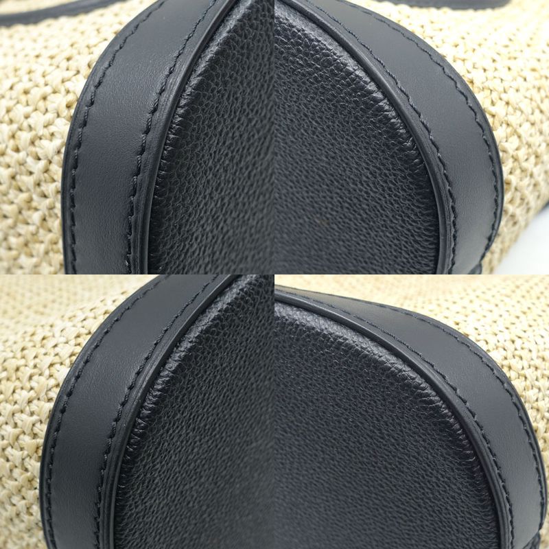 Louis Vuitton Petit Bucket 2WAY Bag Hand Shoulder - M59961 RFID Raffia