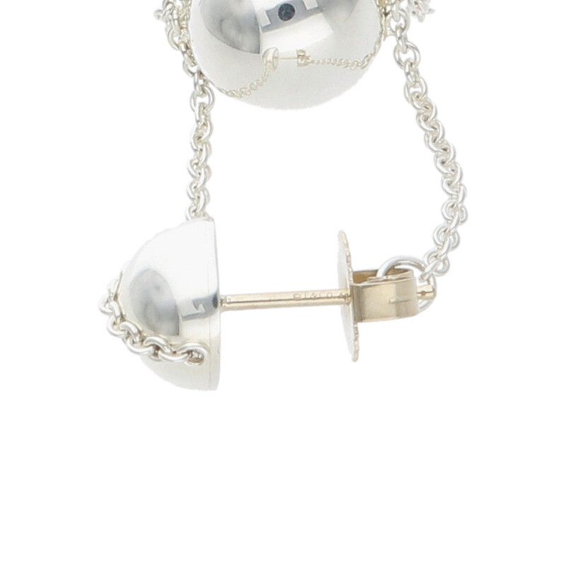 Tiffany & Co Hardware Silver Triple Drop Earrings Men's