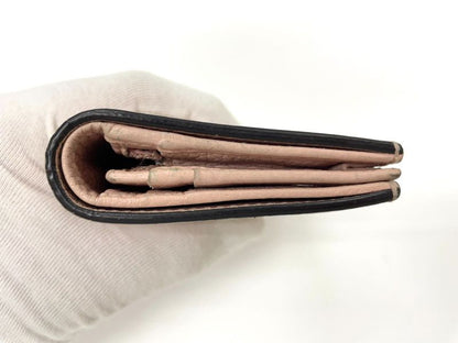 Gucci Animalier Bee Blind For Love Leather Compact Wallet 460185 Pink Made In