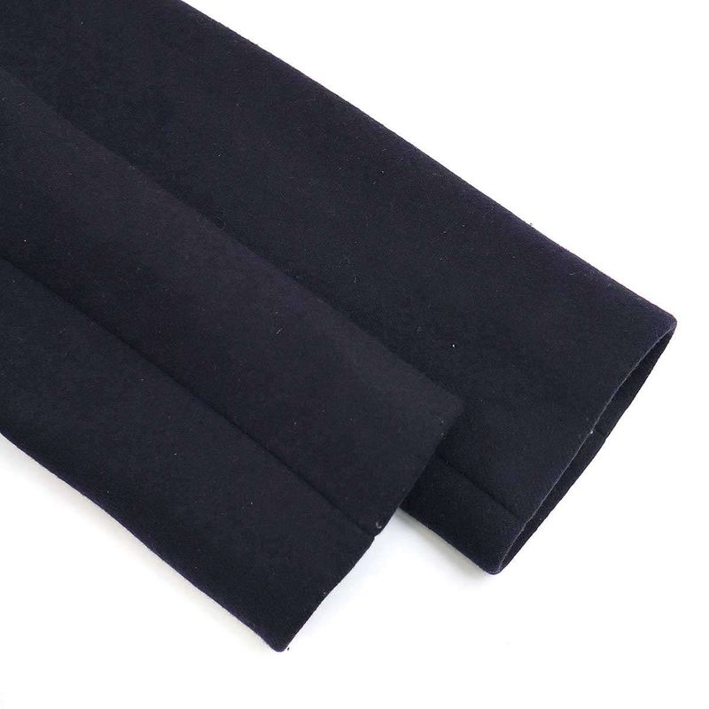 Celine by Phoebe Philo 15aw Melton Wool Short P Coat Navy 34