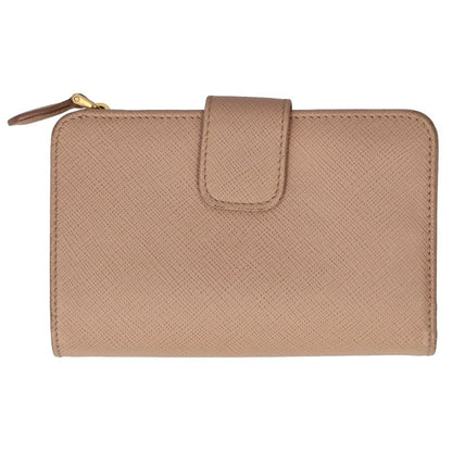 Prada Bifold Wallet 1ml225 Saffiano Women Beige (Cipria)