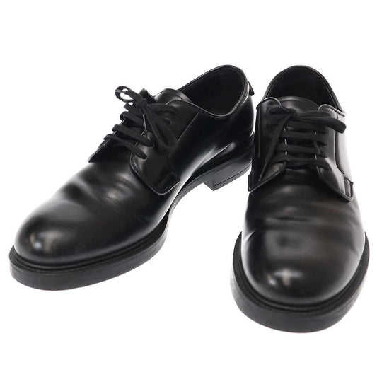 Prada Lace-Up Leather Shoes 2eg394 Black 10