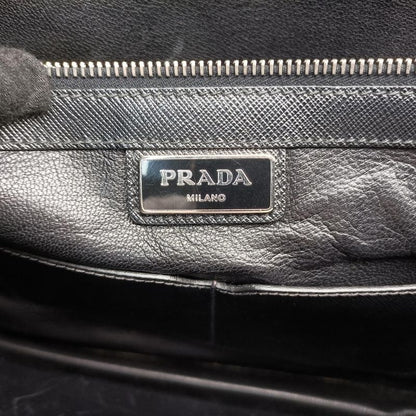 Prada Hibiscus Sound Rosso Red And Black Saffianoleather 134