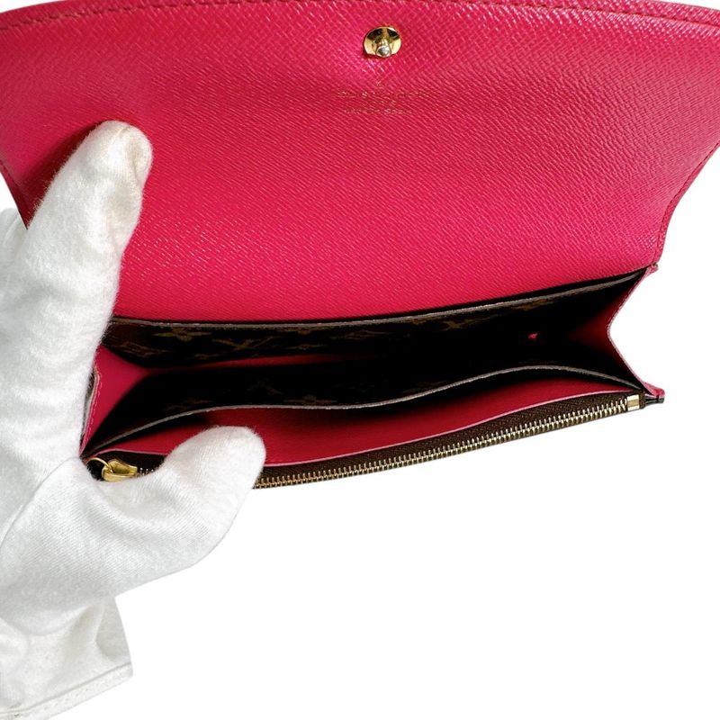 Louis Vuitton M64202 Monogram Portefeuille Emilie Long Wallet Louis Vuitton