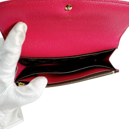 Louis Vuitton M64202 Monogram Portefeuille Emilie Long Wallet Louis Vuitton