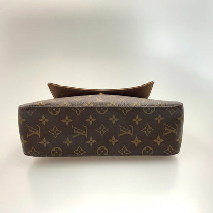 Louis Vuitton Monogram Mini Looping Semi-Shoulder Bag M51147 Brown