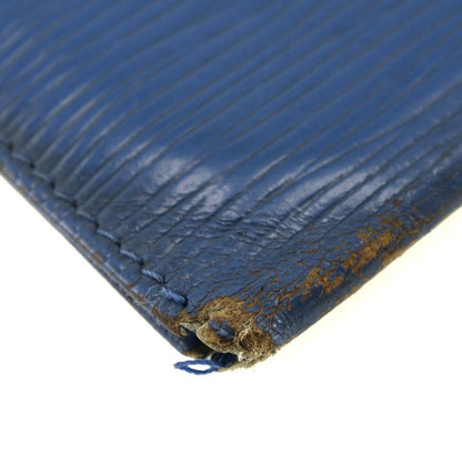 Louis Vuitton Porte 2 Carte Vertical M63205 Epi Leather Toledo Blue Lo0962