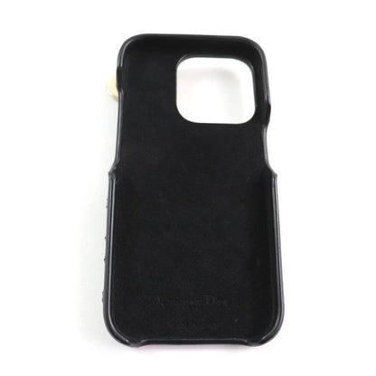 Christian DIOR S6003onmj Lady DIOR Canage Iphone15 Pro Case Black With Box And