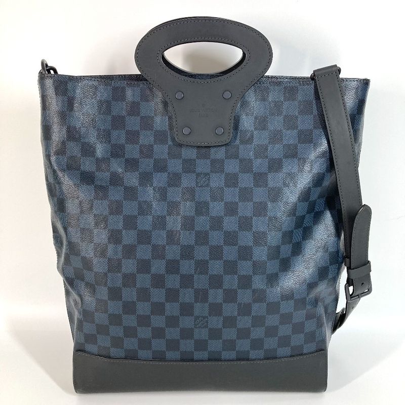Louis Vuitton Handbag Tote NS N51100 Damier Cobalt Canvas Navy