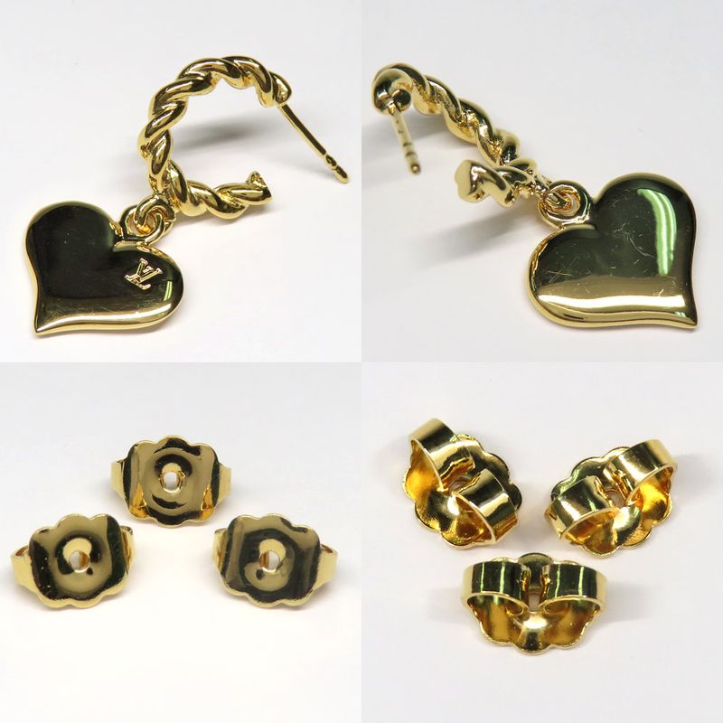 Louis Vuitton Earrings Boucle Dreille Sweet Monogram M65472 3 Pieces