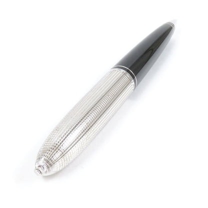 Louis Vuitton Doc Lacquer Twist Ballpoint Pen Black Silver Made In France Men's
