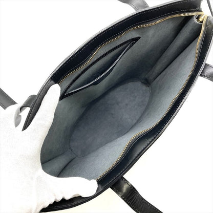 Louis Vuitton Saint Jacques Noir Black Tote Bag Epi M52262 Black Gold Hardware