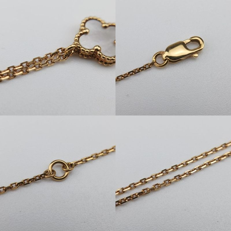 Van Cleef & Arpell Van Cleef & Arpell Suite Alhambra Gold And White Au750