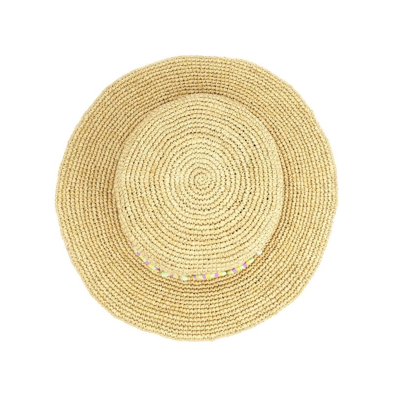 Gucci Straw Hat Straw Hat S Size 56cm (22.05in) Beige Multicolor