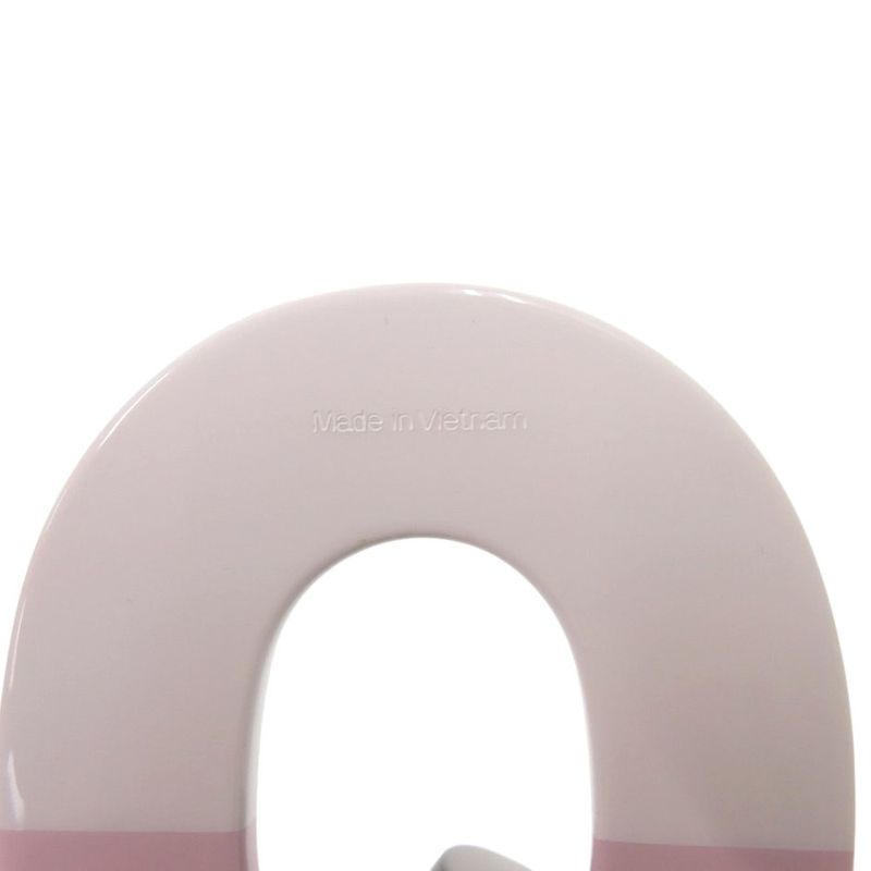 Hermes Caramba Buffalo Horn/lacquer Brown Pink Necklace 0271 Hermes