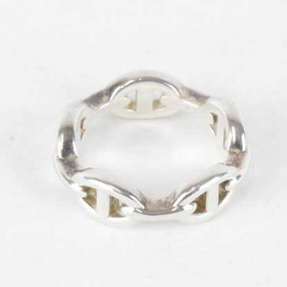 Hermes Chaine D'ancre Ancienne PM #56 Ring Silver 925 Ladies