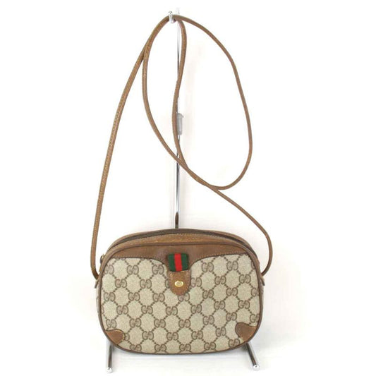 Gucci Old Gucci 8902066 Shoulder Bag GG Supreme Canvas Brown
