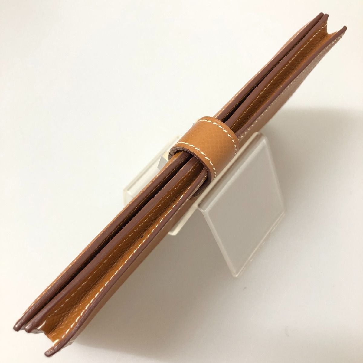 Hermes Long Wallet Bearn Souffle Brown