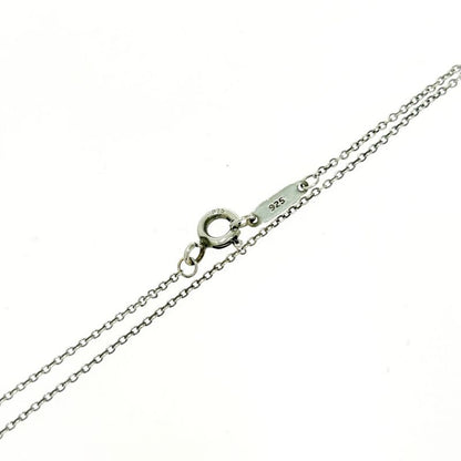 Tiffany & Co Silver Love Square Necklace 2.6g 925 Engraved 457122 Necklace