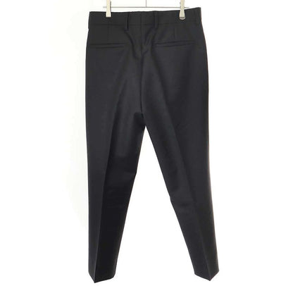 Prada 23ss Wool Mohair Slack Pants Up0214 Black 48