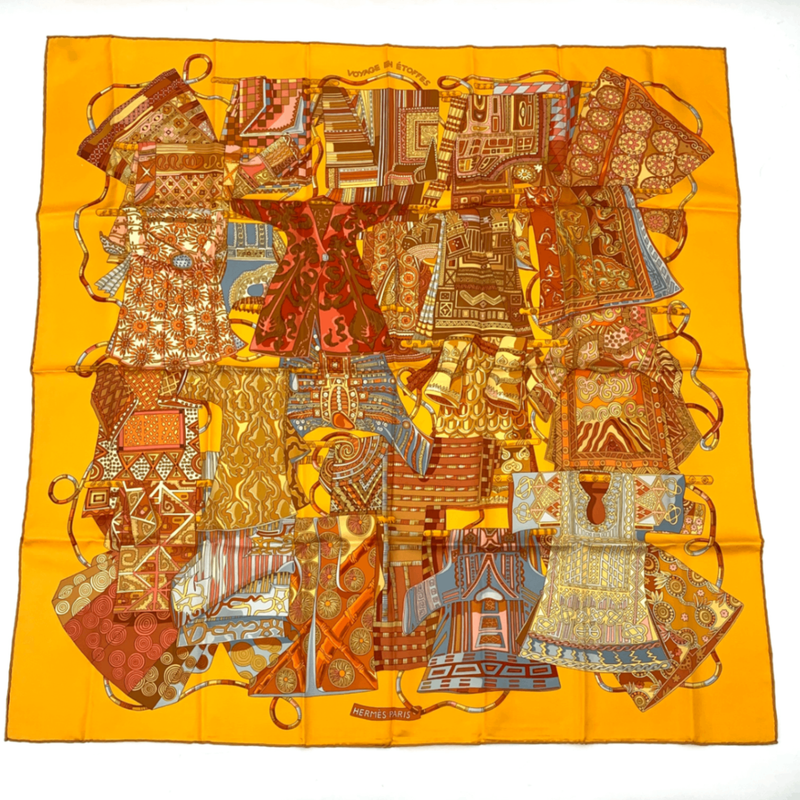 Hermes Scarf Carre 90 Voyage En Etoffes A Journey Through The Fabrics Of The