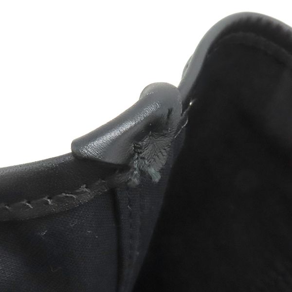 Balenciaga Tote Bag Navy Cabas Su Canvas Leather Ivory X Black Silver Hardware