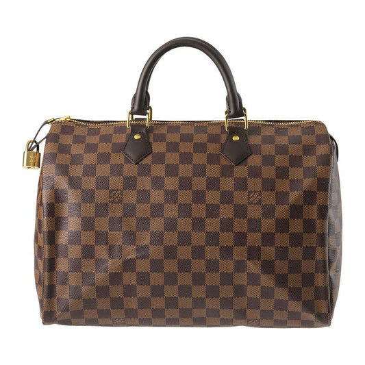 Louis Vuitton Speedy 35 Brown Boston Bag