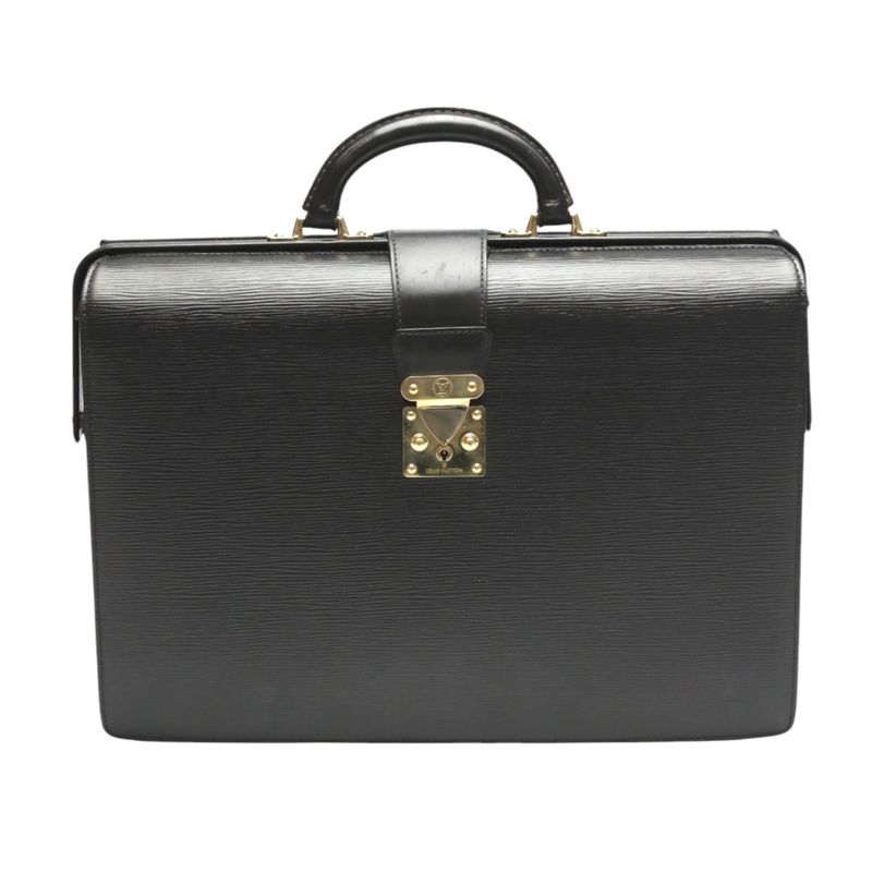 Louis Vuitton M54352 Epi Briefcase Fermoir Business Bag Louis Vuitton Black